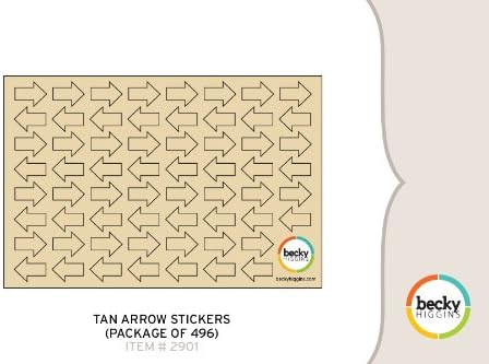 Project Life Arrow Stickers - Tan