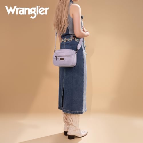 Image of Wrangler Crossbody Bag for Women Multi Pocket Crossover Bag Shoulder Pursea with Adjustable Strap
