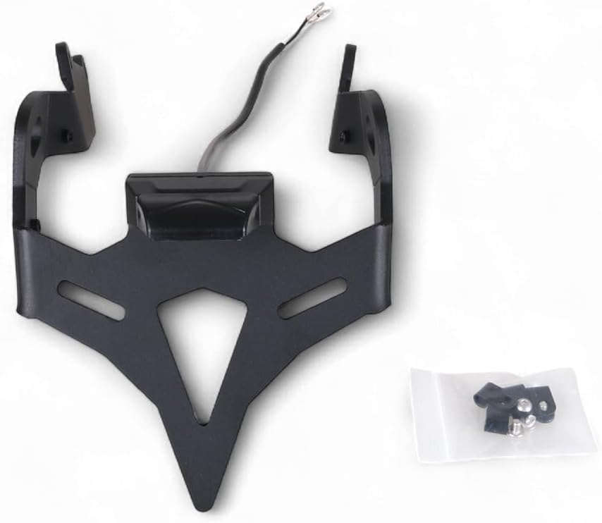 Motorcycle License Plate Holder Fender Eliminator Registration Bracket Aluminum Fit for HONDA CBR650R/CB650R 2021-2025 Fender Eliminator License Plate Holder/Tail Tidy Bracket For 650R LED