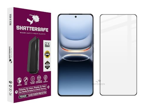 Image of Shattersafe Oleophobic Tempered Glass Screen Protector Compatible For IQOO 13 5G [Pack of 1]. Edge To Edge Full Screen Protection With Easy Installation Kit & Case Friendly Fit.