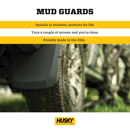 Husky Liners Custom Mud Guards | Fits 2019-2024 Ram 2500 & 3500 w/OEM (Excludes Power Wagon/Excludes Dually) | Front & Rear Set, 4-pc Black - 58056 by Husky Liners - Image 4