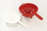 tupperware saladin blau  TUPPERWARE Saladin Sieb + Abtropfsieb Küchenhelfer rot-weiß 10033