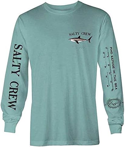 Chemise homme à manches longues Salty Crew bleu vert aqua