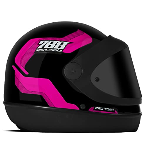CAPACETE FECHADO PRO TORK R8 PRATA TAM. 60 VIS. FUMÊ