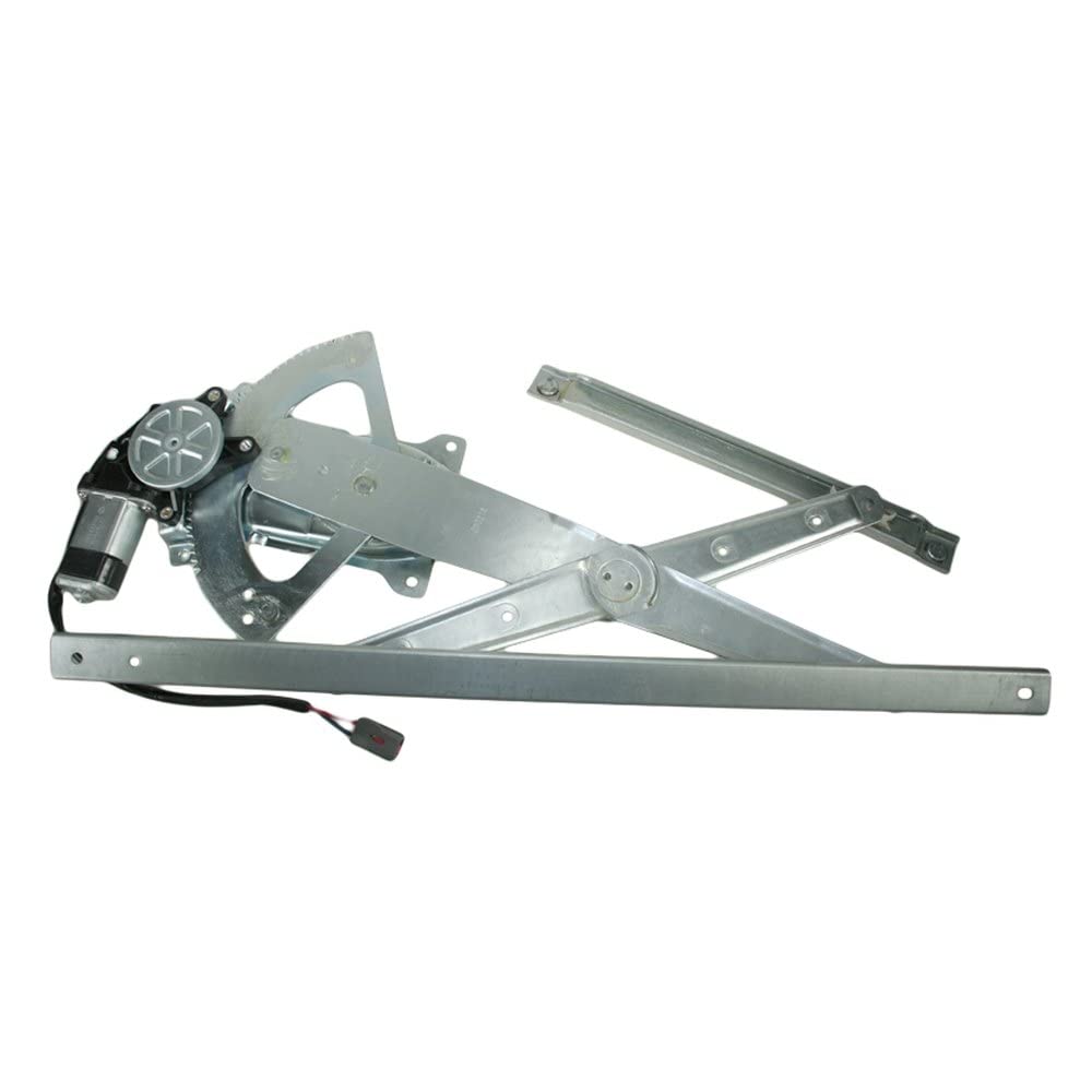 TRQ Front Left Power Window Regulator &amp; Motor Assembly Drivers Side | For 1991-2001 Ford Explorer 2002-2005 Explorer Sport Trac 1991-1994 Mazda Navajo 1997-2001 Mercury Mountaineer FO1350157