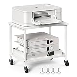 🛡️ STRUCTURE ROBUSTE & STABLE Alliant la solidité du métal pour le cadre et la durabilité du bois aggloméré pour les plateaux, ce casier rangement bureau est incroyablement stable et résistant. Il supporte parfaitement le poids d'une imprimante laser ou à jet d'encre lourde, sans vaciller.