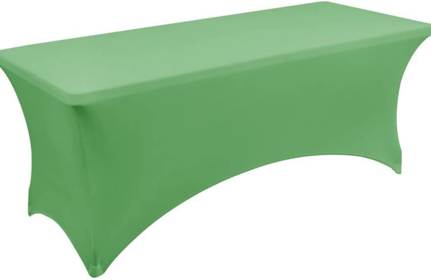 KIJyfgTR Stretch Tablecloth, Machine Washable, Ideal For Parties And Banquets(Green,6FT 183x76cm)