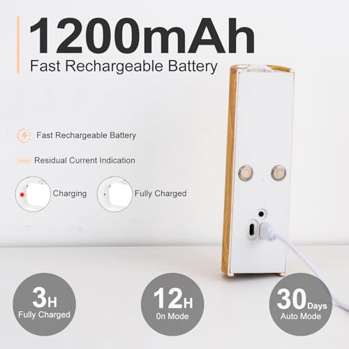Lámpara de pared LED interior sensor de movimiento aplique recargable 3000K 4000K 6000K 2