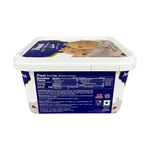 Image of Amul Ice Cream Fruit N Nut Fantasy, 1 Litre