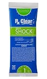 Rx Clear Mega Shock | 73% Calcium Hypochlorite | Kills Algae in Swimming Pools | Works As Pool Sanit