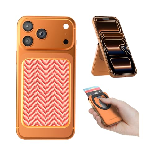 Nillkin FiberMate MagSafe Phone Wallet, RFID Blocking, Adjustable Stand