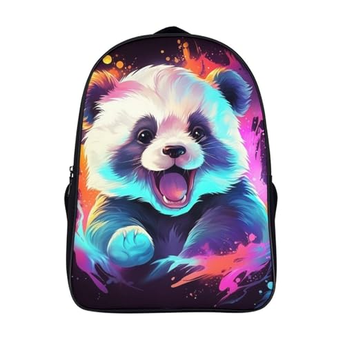 Mochilas escolares de panda 3D para el colegio y extraescolares de niños y niñas 1
