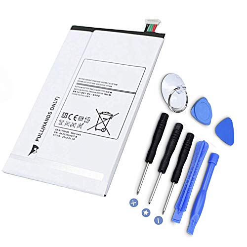 EB-BT705FBU EB-BT705FBC EB-BT705FBE Batería del Ordenador portátil para Samsung Tab S 8.4 T700 T705 SMT-705C SM-T700 SM-T705 SM-T707 SM-T700N SM-T707A SM-T705C SM-T705Y (3.8V 4900mAh 18.62Wh)