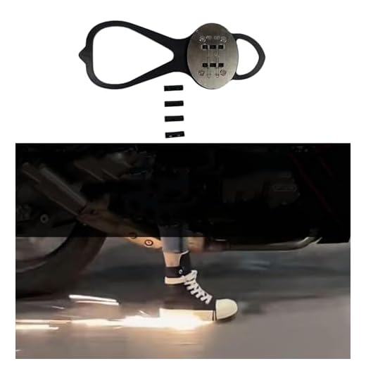 GDYS Flint Skateboard Turbina Eolica Bicicletta Freno a Pedale Scintille Terra Macinazione Moto Suole Scarpe Copriscarpe Skateboard Flint Set (1)