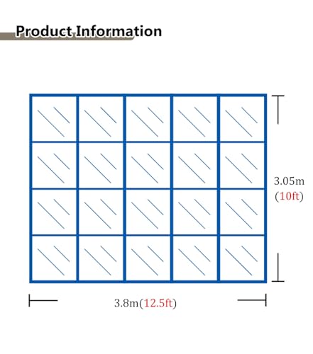 Support de bannières d'exposition rigide pliable grand format 3,8m - 7