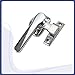 Heavy Duty Design Door Handle Zinc Alloy Suitable Industrial Machinery and Equipment Cold Storage Doors 1Pcs(Left)