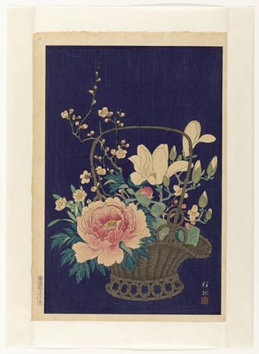 Posters Décoration de Bureau Grand Format Grenade par Ohara Koson Mur Vivant