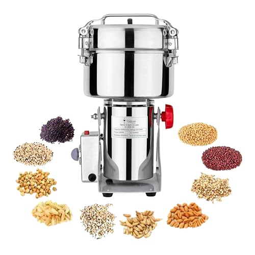 Vishvas Powerful Masala Grinder Machine 2000gm Capacity – Fast and Efficient Grinding for Spices, Herbs and Dry Fruits Masala Grinder 2 KG, Stainless Steel Vishvas Powerful Masala Grinder Machine 2000gm Capacity – Fast and Efficient Grinding for Spices, Herbs and Dry Fruits Masala Grinder 2 KG, Stainless Steel