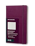 Moleskine 2016 Weekly Notebook, 12M, Large, Mauve Purple, Hard Cover (5 x 8.25)