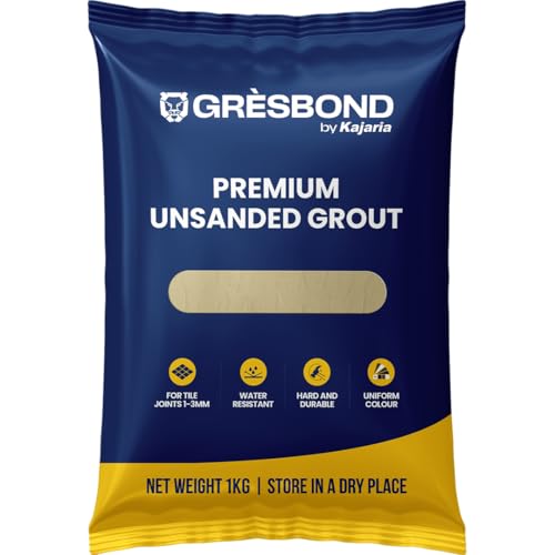 Image of Gresbond by Kajaria - Premium Unsanded Cementitious Grout | Perfect for Filling Tile Joints on Floors & Walls | 1 KG