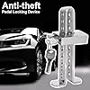 Heavy Duty Car Pedal Lock Anti Theft Device Stainless Steel Adjustable Brake and Clutch Pedal Lock Security System with 3 Keys Universal Car Van Truck Vehicle Security Lock #5