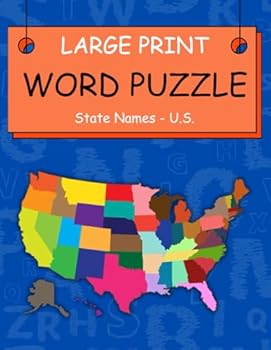 Paperback Word Puzzles : State Names - U.S.: Word Search Puzzles, Word Scramble Puzzles, Missing Letter Puzzles Book