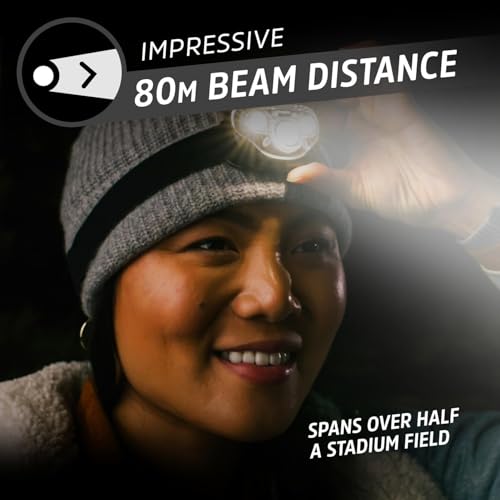 Image of Energizer LED Headlamp PRO (2-Pack), IPX4 Water Resistant Head Light | Hands-free light, camping headlamps for indoor and outdoor use, 260 lumens, head lights for forehead, 3 modes