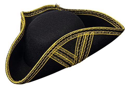 Dress Up America Chapeau de tricorne de luxe pour adulte