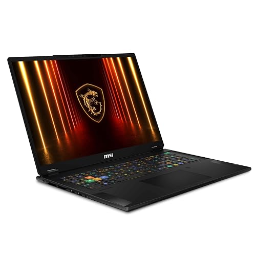 MSI Stealth 18 HX AI A2XWHG 006UK Intel Core Ultra 9 275HX Ordinateur portable 45 7 cm 18 Quad HD+ DDR5 SDRAM SSD NVIDIA GeForce RTX 5070 Ti Wi Fi 7 802.11be Windows 11 Pro Anglais britannique Neuf - vue 7