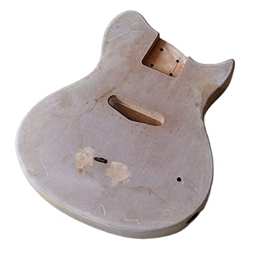 guitar body Corpo De Guitarra Elétrica Cinza Retrô Para St. Guitar Barrel Mini Corpo Fosco Acabament