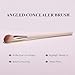BETHY BEAUTY Bethy Beauty Angled Under Eye Concealer Brush, Finger Shape Nose Contour Makeup Brush for Liquid and Cream Blending and Diffusing,Small Foundation Brush Cosmtic Tool Smooth Canvas