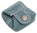 Gusti Kleingeldbörse Leder - Linus Münzbörse Wiener Schachtel Münzbeutel Coin Purse klein türkis