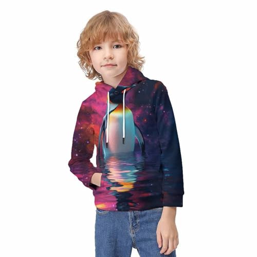 Sweat à capuche pingouin cosmos cadeau idéal anniversaire ado