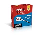 Berol Dry Wipe Broad Tip Whiteboard Pen - Assorted Standard Colours (Pack of 96)