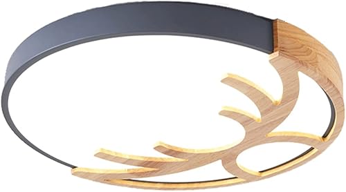 MTNROO Lámpara de techo LED retro moderna simple empotrada lámpara de techo integrada lámpara de techo LED para habitación de los niños lámpara de