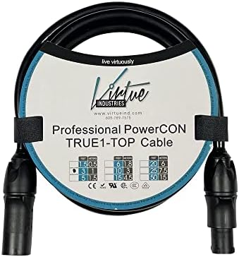 Neutrik Powercon TRUE1-TOP Extension Cable (3 Feet) image 2