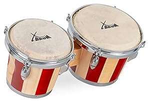 XDrum Retro Bongos 2er-Set Naturfelle