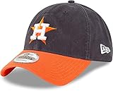 New Era MLB Core Classic 9TWENTY Alternate Adjustable Hat Cap One Size Fits All (Houston Astros Navy Orange)
