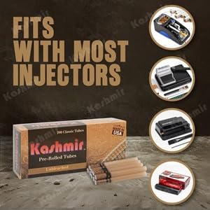 Miniatura 4 de Kashmir Tubos de cigarrillos  200 unidades tamaño King  Tubos sin blanquear tamaño King 3.307 in  Desprendimiento suave, combustión limpia