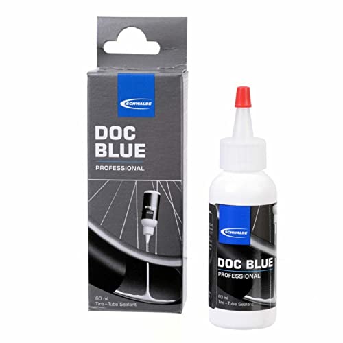 Schwalbe Doc Blue Professional - 60ml - für Tubeless Reifen als Fahrrad Reparaturset Fahrradreifen Flickzeug Dichtmilch Reifendichtmittel