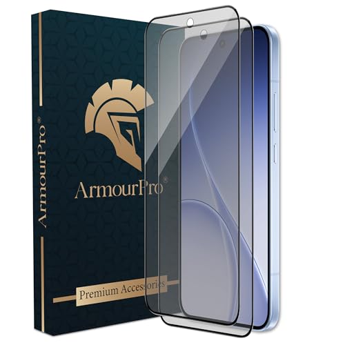 Image of ArmourPro Anti-Glare Matte Tempered Glass for Oppo Reno 15, Pack of 2, Anti Fingerprint Screen Protector, 9H Scratch Resistant, Smooth Touch, Full Edge to Edge Coverage