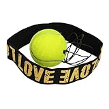 Box-Reflexball-Stirnband-Set, Übung, Boxausrüstung, verstellbares Kopfband, 60 g Tennisball