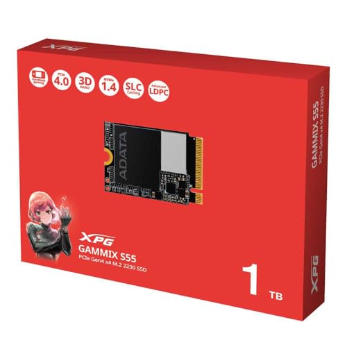 Adata Disco rigido SGAMMIXS55-1T-C 1TB SSD - Hdd - Immagine 2