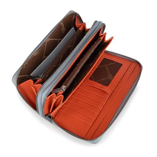 X Wrangler Women Wallets Wristlet Large Capacity Women\'s Wallets, Card Cases & Money Organizers Wristlet Clutch Purse with Smooth Zipper - Thumbnail 5