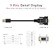 OIKWAN USB to RS232, USB Serial Adapter with FTDI Chipset,USB 2.0 to Male DB9 Serial Cable for Windows 11,10, 8, 7, Vista, XP, 2000, Linux and Mac OS(6ft)…