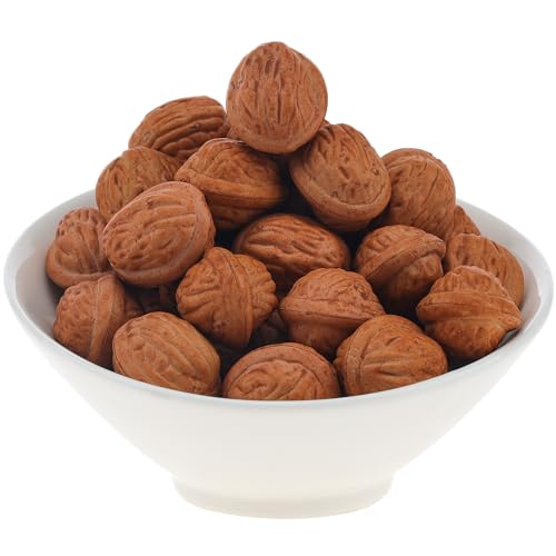 Gresorth 40pcs Artificial Walnut Fake Lifelike Decoration Realistic Simulation Model Vivid Nut Display DIY Craft Photography Prop