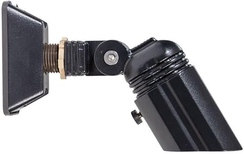 Miniatura 2 de VOLT Mini luz Lanai de latón de 12 V (negro) con bombilla LED MR11 blanca cálida de 4 W 2700 K y soporte para iluminación exterior de bajo voltaje