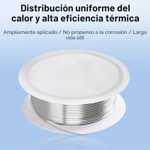 Miniatura 4 de Alambre De Corte De 10 M, Diámetro De 0,7 Mm, Cortador De Poliestireno, Juego De Alambre Para Calefacción, Alambre Para Manualidades, Alambre De Corte Térmico Para Cortar Espuma Dura Y Cortar