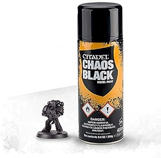 Citadel Colour - Chaos Black Primer / Undercoat Spray (Mainland UK Delivery Only)
