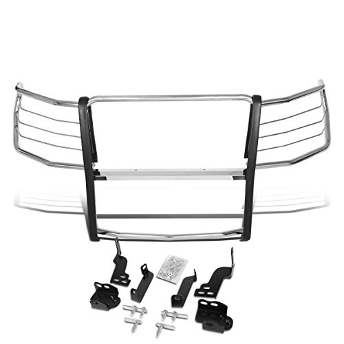 Image of DNA Motoring GRILL-G-085-SS Front Bumper Brush Grille Guard Replacement Compatible with 19-20 Silverado 1500